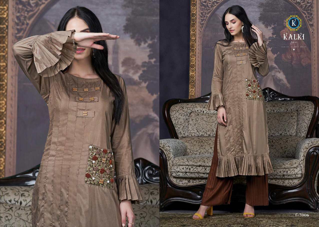 Kasoti Catalogue Kalki Fashion Muslin Kurti Sets Kasoti Catalogue Kalki Fashion Muslin Kurti Sets